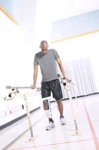 Man in Physical Rehab Man in Physical Rehab
